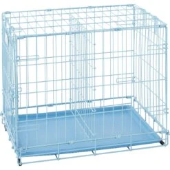 MidWest ICrate Single Door Collapsible Wire Dog Crate, Blue -Pet Dog Supply Store 74292 PT8. AC SS1800 V1562173086