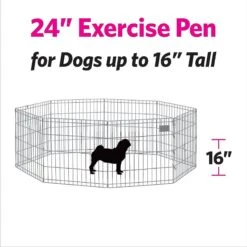 MidWest Wire Dog Exercise Pen With Step-Thru Door, Gold Zinc 19 MidWest Wire Dog Exercise Pen With Step-Thru Door, Gold Zinc -Pet Dog Supply Store 74326 PT8. AC SS1800 V1524169330