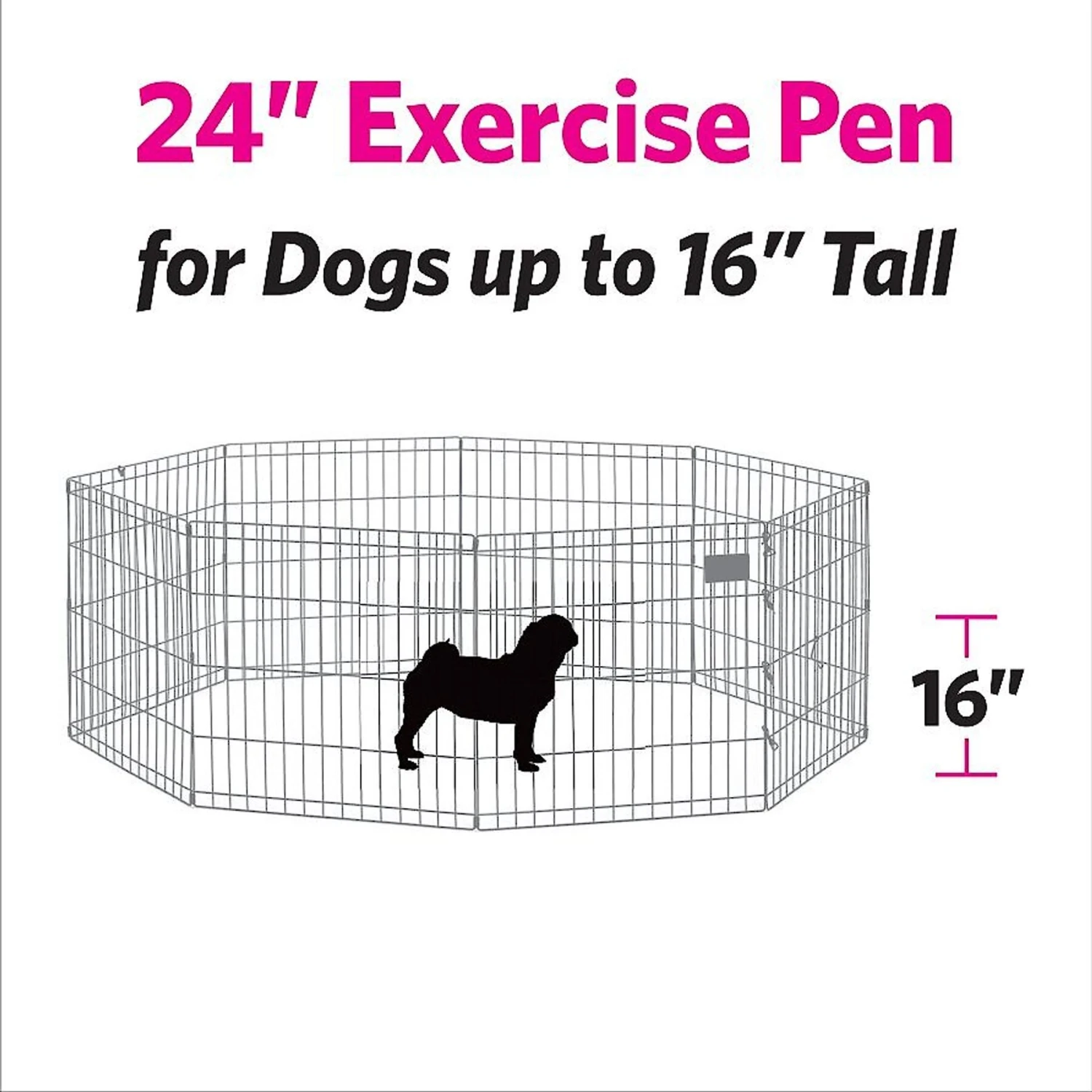 MidWest Wire Dog Exercise Pen With Step-Thru Door, Gold Zinc 11 MidWest Wire Dog Exercise Pen With Step-Thru Door, Gold Zinc - Image 9