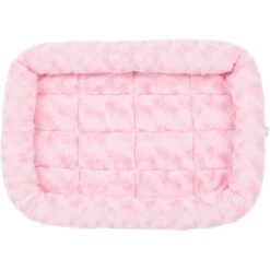 MidWest Quiet Time Fashion Plush Bolster Dog Crate Mat, Pink -Pet Dog Supply Store 74336 PT3. AC SS1800 V1542224586