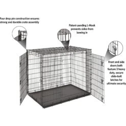MidWest Solutions Series XX-Large Heavy Duty Double Door Wire Dog Crate, 54 Inch -Pet Dog Supply Store 74373 PT5. AC SS1800 V1562173690