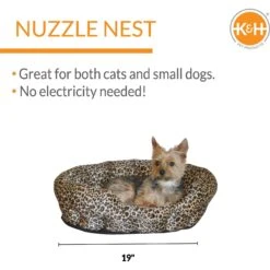K&H Pet Products Self-Warming Nuzzle Nest Bolster Cat & Dog Bed -Pet Dog Supply Store 75125 PT1. AC SS1800 V1637626338