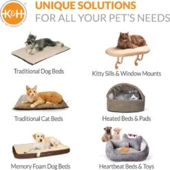 K&H Pet Products Self-Warming Nuzzle Nest Bolster Cat & Dog Bed -Pet Dog Supply Store 75125 PT8. AC SS1800 V1637625218