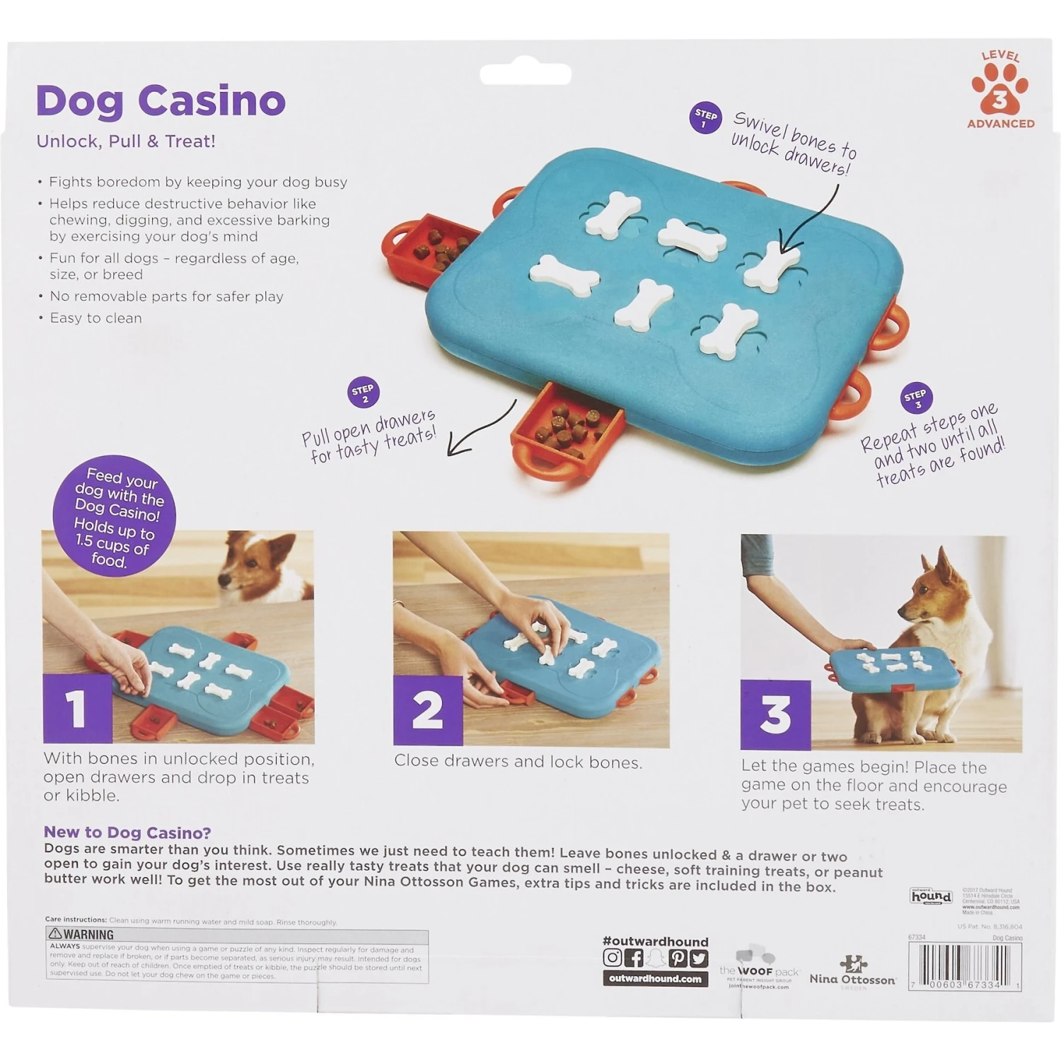 Nina Ottosson By Outward Hound Casino Puzzle Game Dog Toy 11 Nina Ottosson By Outward Hound Casino Puzzle Game Dog Toy - Image 9