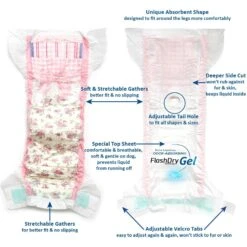 Hartz Disposable Male & Female Dog Diapers & Hartz Oinkies Chickentastic Tender With Chicken Natural Chew Dog Treats -Pet Dog Supply Store 754238 PT3. AC SS1800 V1673360788