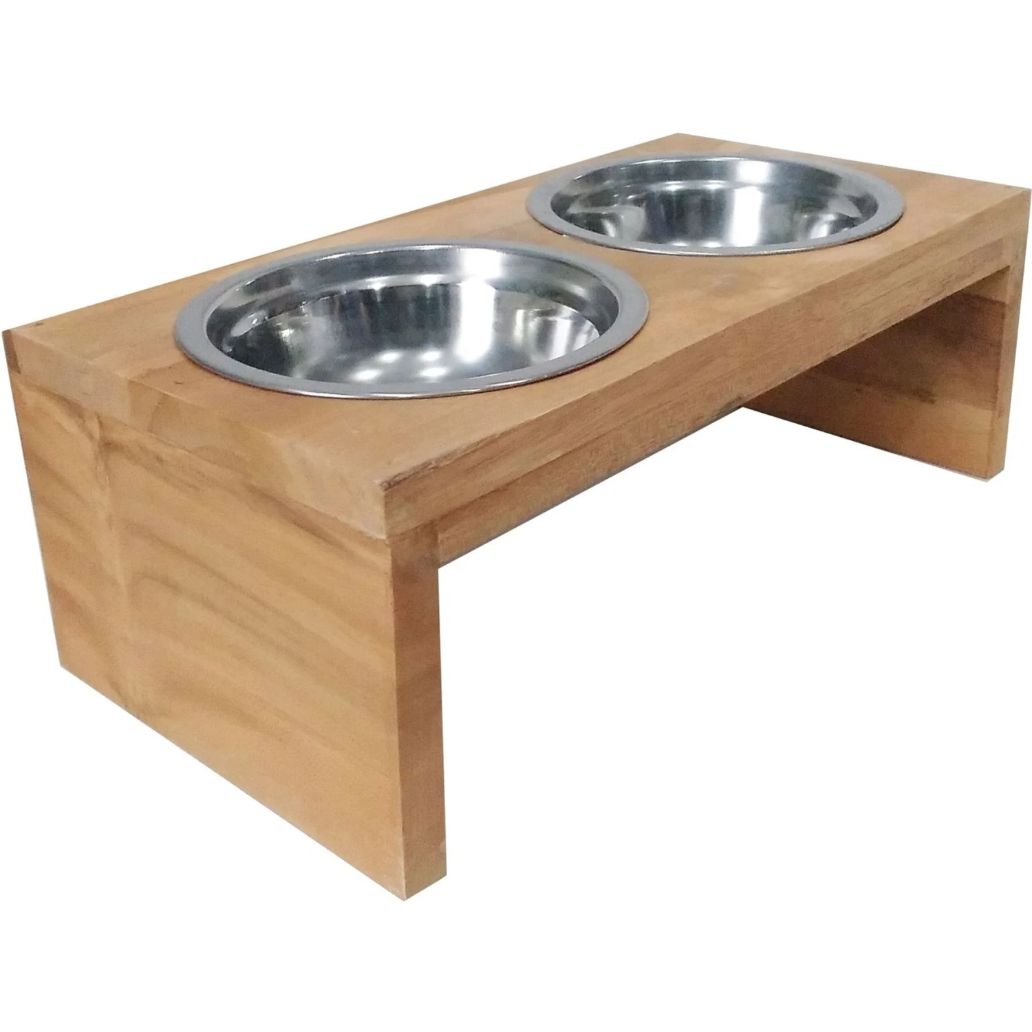 D-Art Collection 2 Bowl Dog & Cat Feeder Stand, Small 3 D-Art Collection 2 Bowl Dog & Cat Feeder Stand, Small