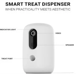 INSTACHEW Purechew Snack Cat & Dog Treat Dispenser, HD Camera, White -Pet Dog Supply Store 757678 PT6. AC SS1800 V1694792212