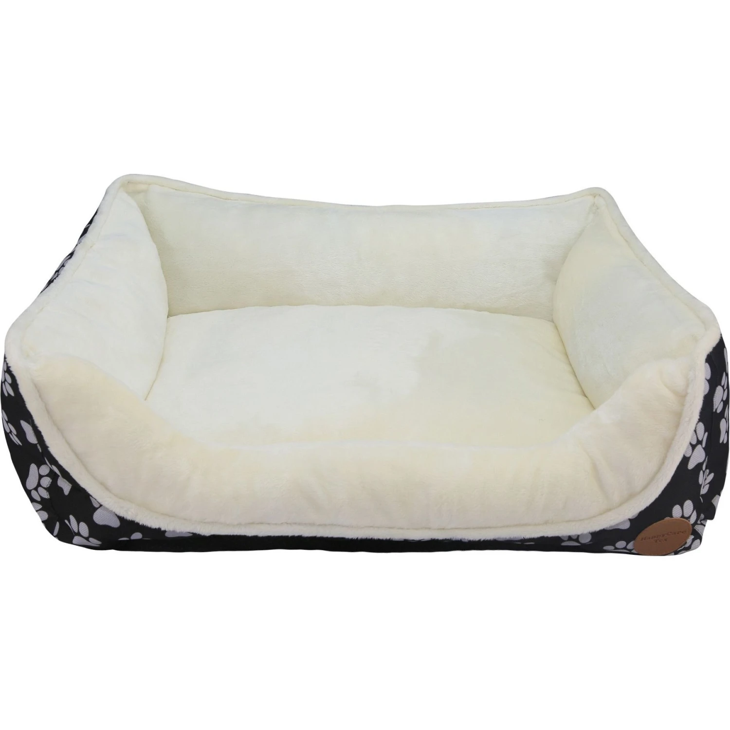 HappyCare Textiles Durable Printed Oxford Plush Bolster Cat & Dog Bed 5 HappyCare Textiles Durable Printed Oxford Plush Bolster Cat & Dog Bed - Image 3