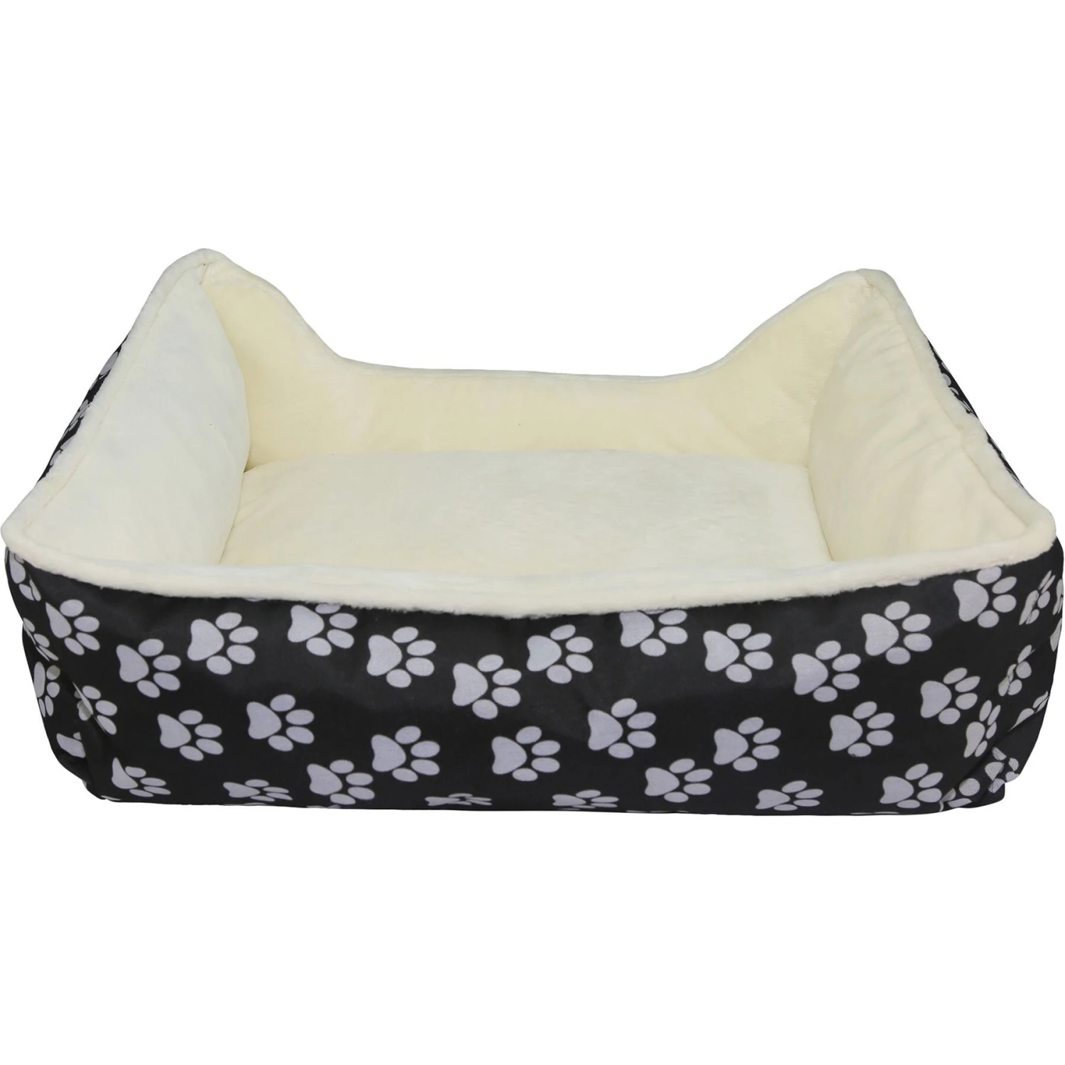 HappyCare Textiles Durable Printed Oxford Plush Bolster Cat & Dog Bed 8 HappyCare Textiles Durable Printed Oxford Plush Bolster Cat & Dog Bed - Image 6