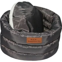 HappyCare Textiles Durable Round Velvet Puppy Dog Bed With Removable Cushion -Pet Dog Supply Store 760678 PT5. AC SS1800 V1674857408
