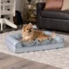 FurHaven Plush Fur & Diamond Print Nest-Top Orthopedic Sofa Cat & Dog Bed 2 FurHaven Plush Fur & Diamond Print Nest-Top Orthopedic Sofa Cat & Dog Bed -Pet Dog Supply Store 768742 MAIN. AC SS1800 V1701882445