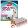 Simple Solution Disposable Female Dog Diapers & Fruitables Pumpkin SuperBlend Digestive Dog & Cat Supplement -Pet Dog Supply Store 774654 MAIN. AC SS1800 V1676391755
