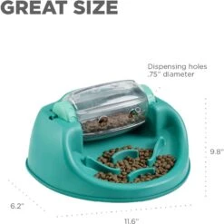 Nina Ottosson By Outward Hound Spin N' Eat Dog Food Puzzle Feeder, Green -Pet Dog Supply Store 778214 PT6. AC SS1800 V1678457711