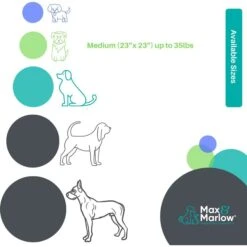 Max & Marlow Plush Pillow Cat & Dog Bed, Large -Pet Dog Supply Store 780718 PT2. AC SS1800 V1678994053