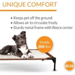 K&H Pet Products Self-Warming Elevated Dog Bed -Pet Dog Supply Store 78467 PT2. AC SS1800 V1607159826