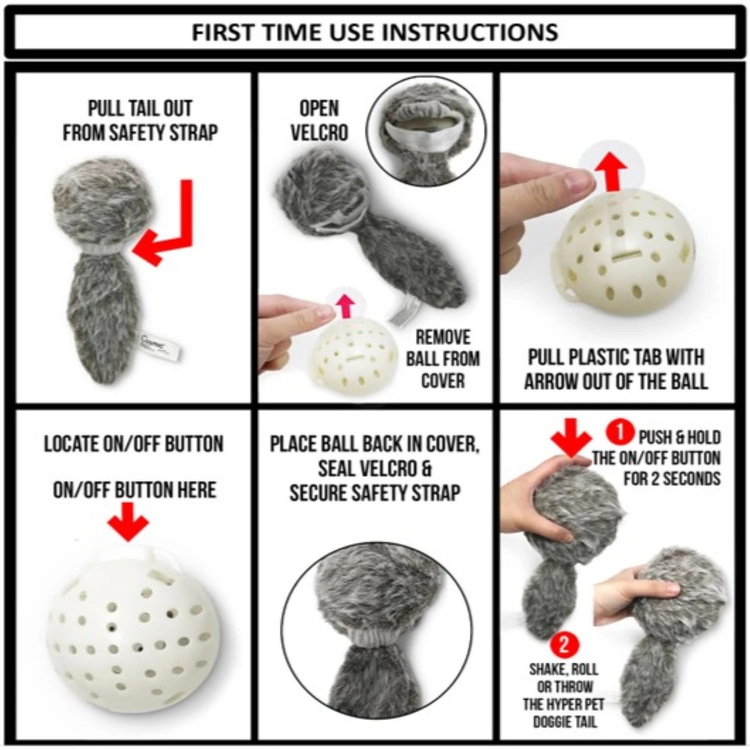 Hyper Pet Doggie Tail Interactive Dog Toy 10 Hyper Pet Doggie Tail Interactive Dog Toy - Image 8