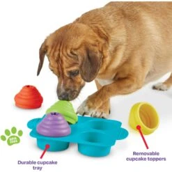 Brightkins Cupcake Party! Puzzle Treat Dog Toy -Pet Dog Supply Store 805374 PT3. AC SS1800 V1682450513