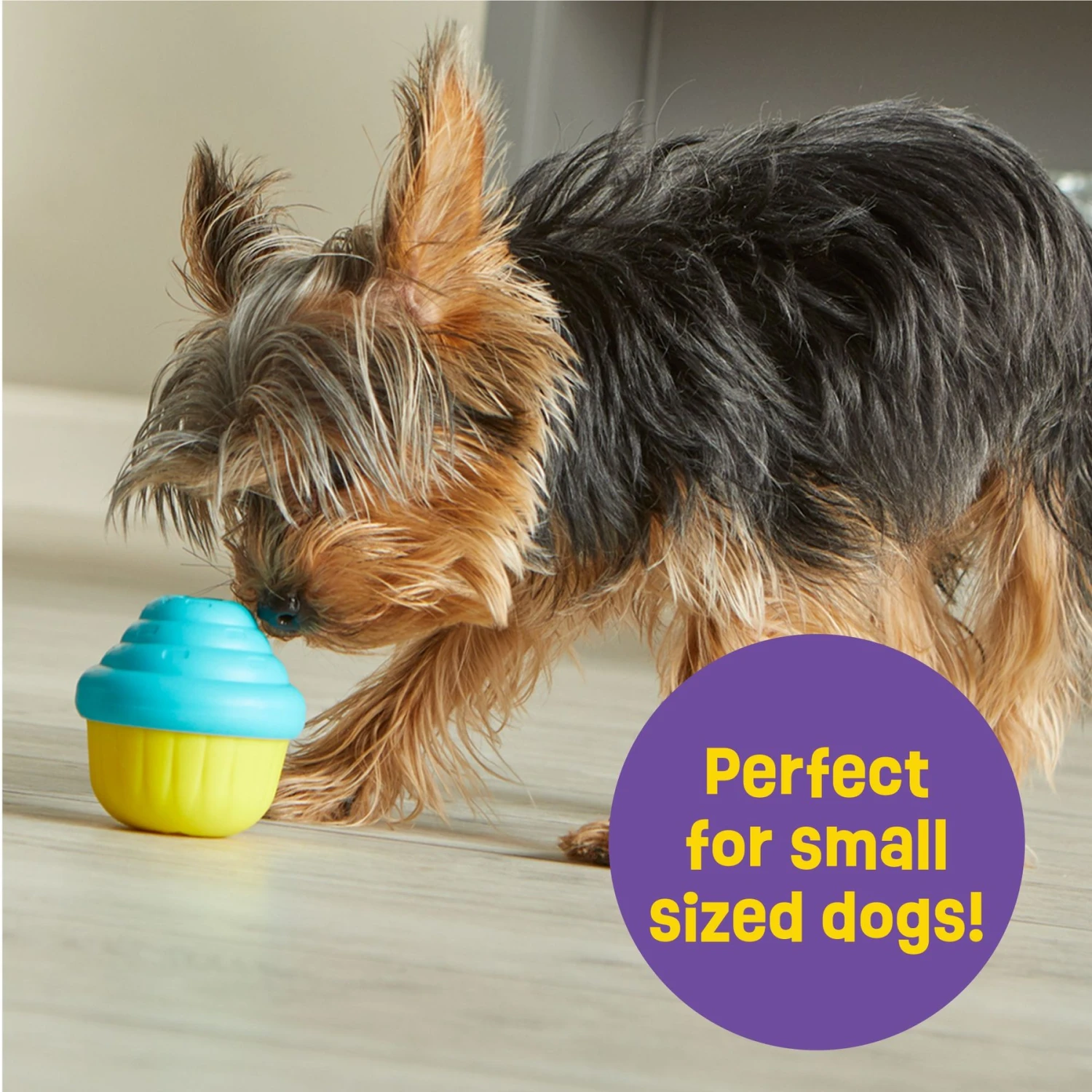 Brightkins Small Cupcake Treat Dispenser Dog Toy 6 Brightkins Small Cupcake Treat Dispenser Dog Toy - Image 4