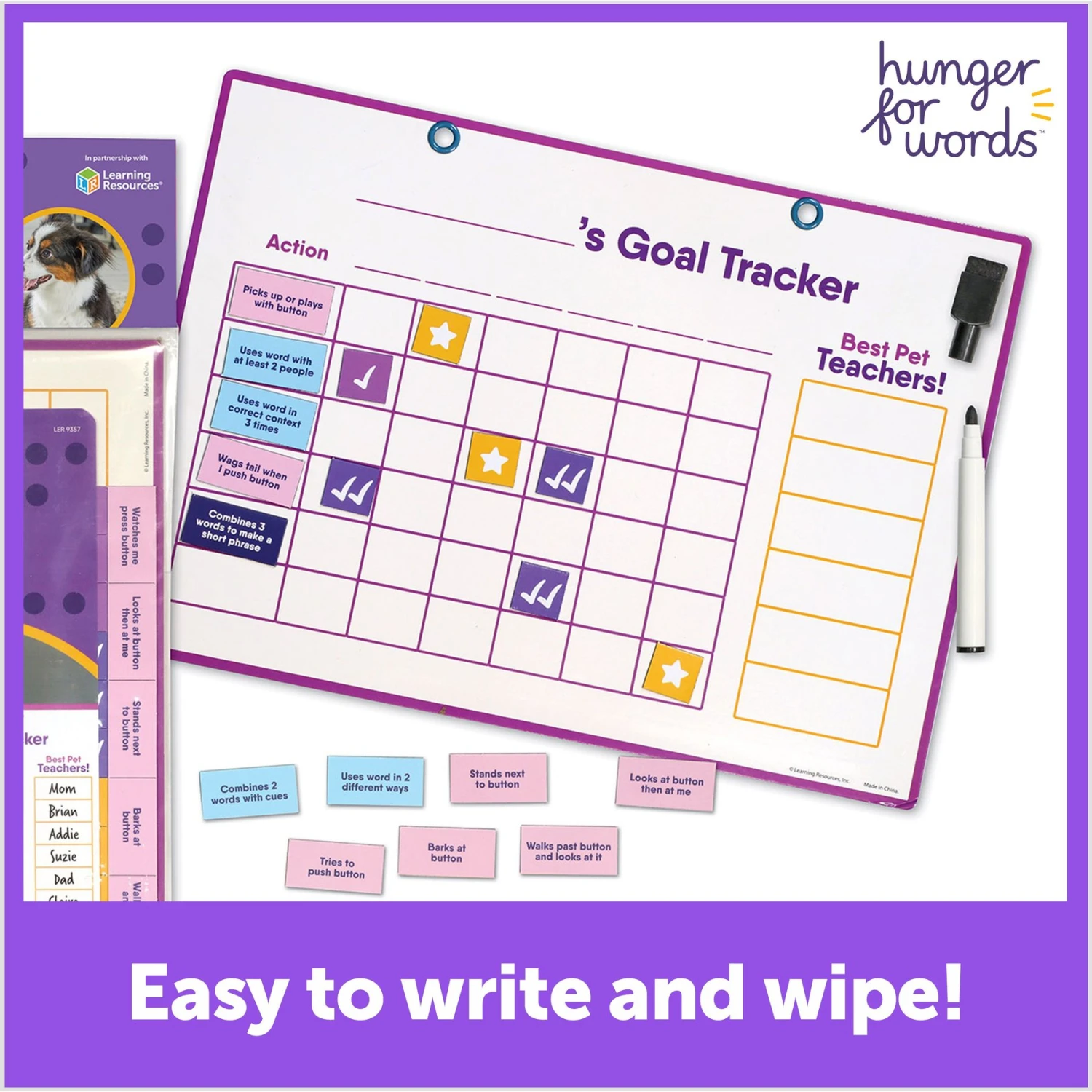 Hunger For Words Talking Pet Goal Tracker Dog Toy 4 Hunger For Words Talking Pet Goal Tracker Dog Toy - Image 2
