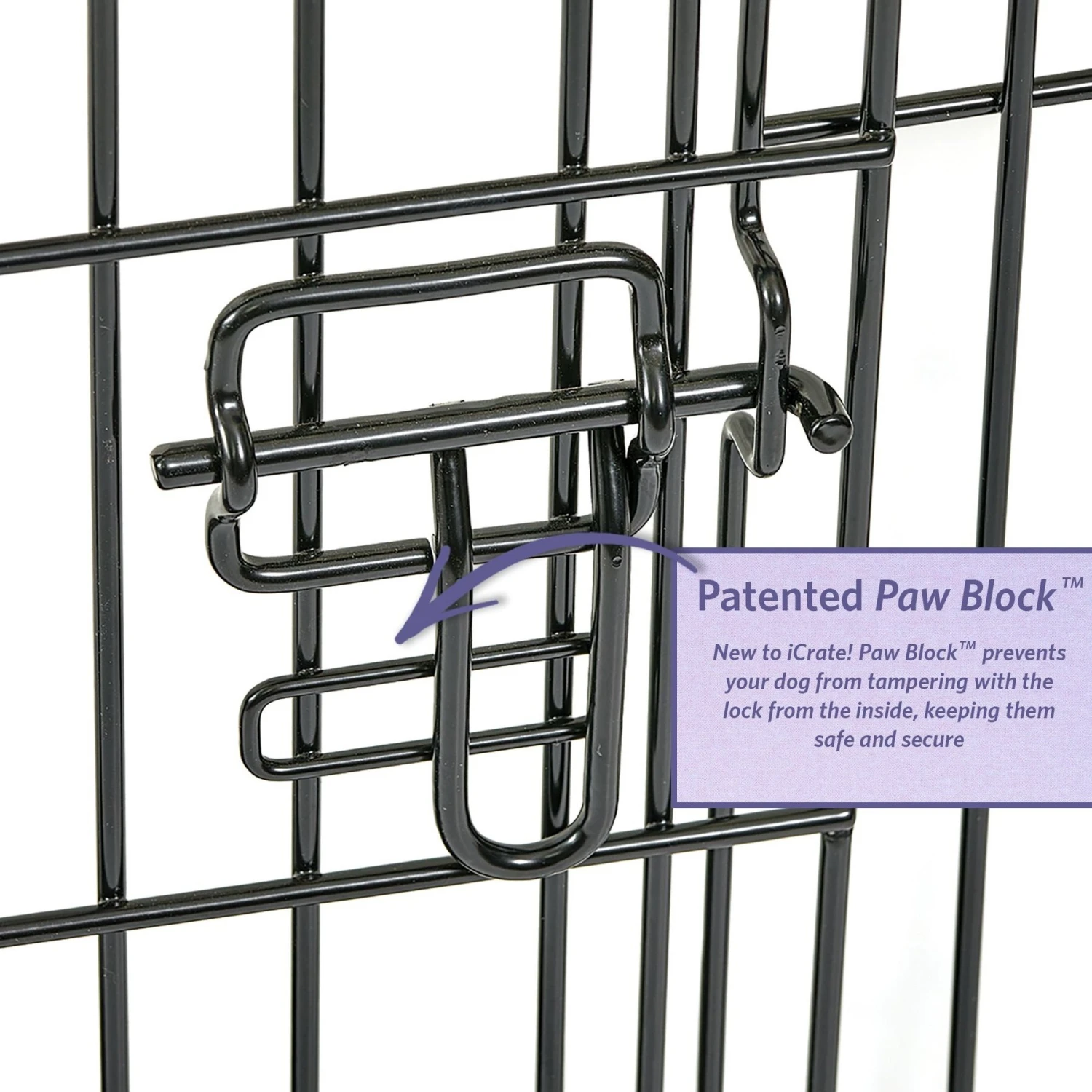 MidWest ICrate Fold & Carry Single Door Collapsible Wire Dog Crate & MidWest Steel Pet Gate 7 MidWest ICrate Fold & Carry Single Door Collapsible Wire Dog Crate & MidWest Steel Pet Gate - Image 5