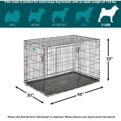 MidWest ICrate Fold & Carry Double Door Collapsible Wire Dog Crate & MidWest Steel Pet Gate -Pet Dog Supply Store 815238 PT3. AC SS1800 V1679500875