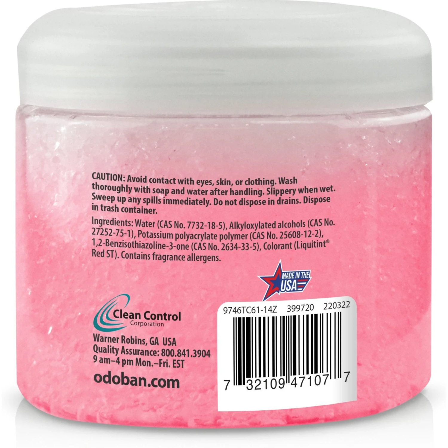 OdoBan OdoMagnet Odor Eliminator Tropical Gel Crystals Deodorizer, 14-oz Jar 4 OdoBan OdoMagnet Odor Eliminator Tropical Gel Crystals Deodorizer, 14-oz Jar - Image 2