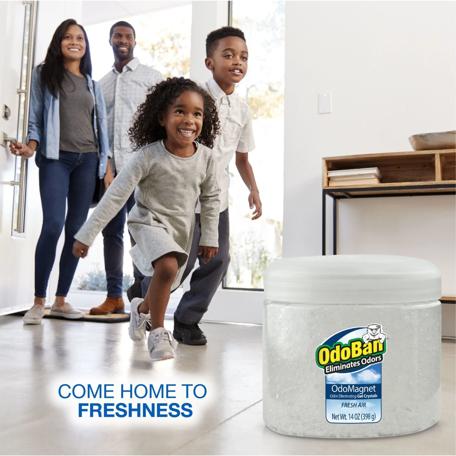 OdoBan OdoMagnet Odor Eliminator Fresh Air Gel Crystals Deodorizer, 14-oz Jar 6 OdoBan OdoMagnet Odor Eliminator Fresh Air Gel Crystals Deodorizer, 14-oz Jar - Image 4