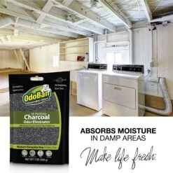 OdoBan Charcoal Odor Eliminator Deodrizer, 200-gm Bag -Pet Dog Supply Store 819246 PT4. AC SS1800 V1681318057