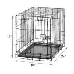 Carlson Pet Products Secure & Compact Single Door Collapsible Wire Dog Crate 13 Carlson Pet Products Secure & Compact Single Door Collapsible Wire Dog Crate -Pet Dog Supply Store 82471 PT2. AC SS1800 V1564754766