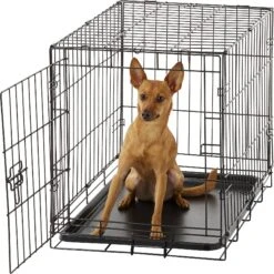 Carlson Pet Products Secure & Compact Single Door Collapsible Wire Dog Crate 14 Carlson Pet Products Secure & Compact Single Door Collapsible Wire Dog Crate -Pet Dog Supply Store 82471 PT3. AC SS1800 V1569015900