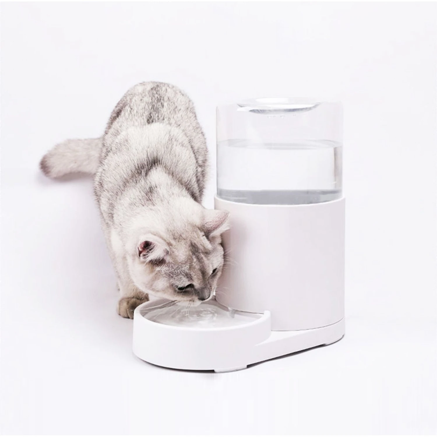 Hanamya Automatic Water Dispenser With 3 Liter Capacity Dog & Cat Waterer, White 5 Hanamya Automatic Water Dispenser With 3 Liter Capacity Dog & Cat Waterer, White - Image 3