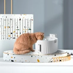 Hanamya Automatic Dog & Cat Water Fountain, White -Pet Dog Supply Store 838862 PT2. AC SS1800 V1682371052