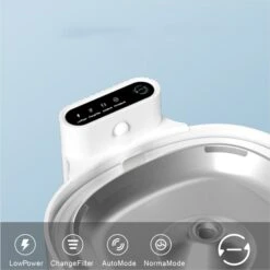 Hanamya Automatic Dog & Cat Water Fountain, White -Pet Dog Supply Store 838862 PT4. AC SS1800 V1682431540