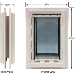 Ideal Pet Products Low-Profile Dog & Cat Door -Pet Dog Supply Store 841838 PT1. AC SS1800 V1685472746