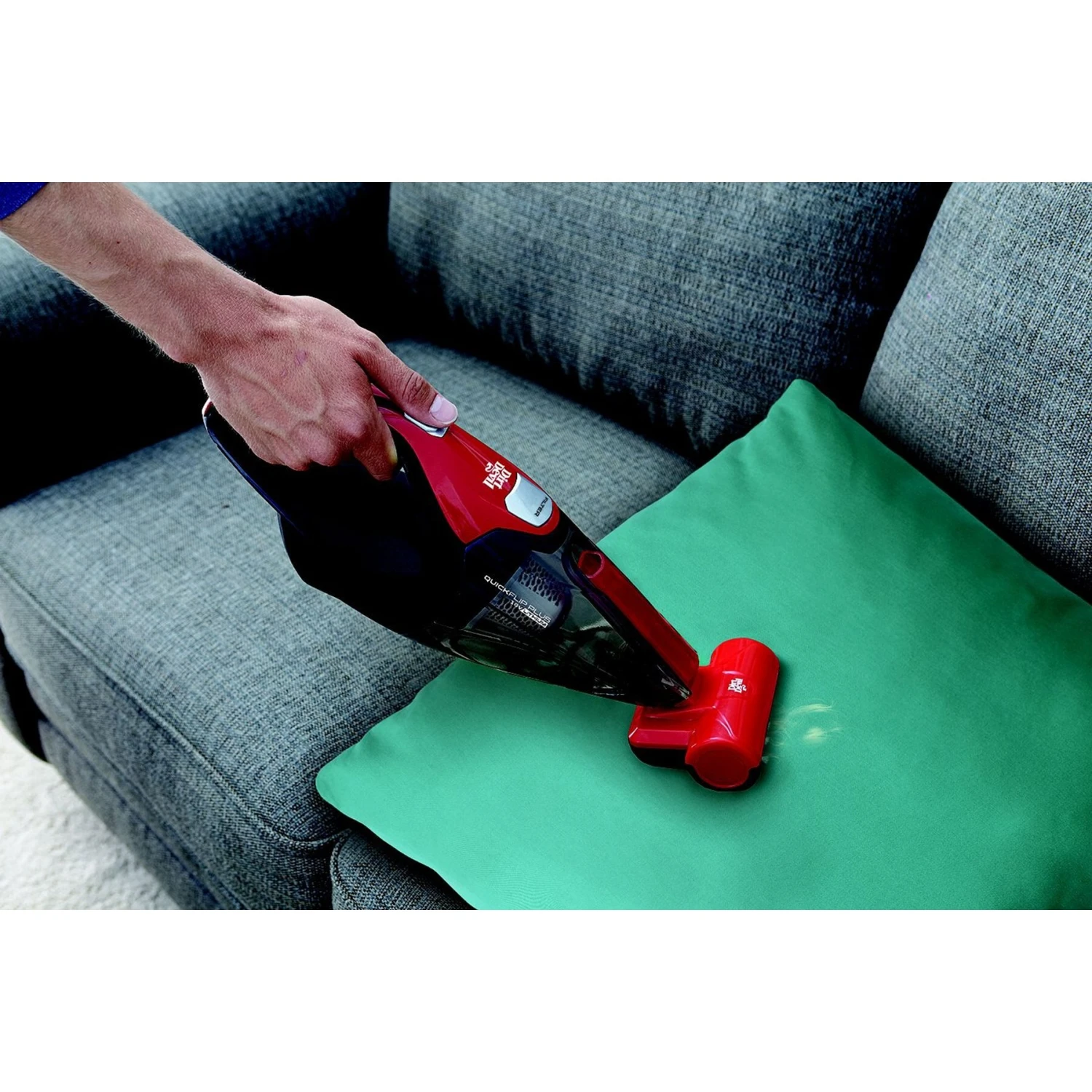 Dirt Devil 16V Quick Flip Plus Hand Dog & Cat Vacuum, Red 4 Dirt Devil 16V Quick Flip Plus Hand Dog & Cat Vacuum, Red - Image 2