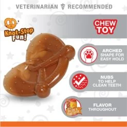 Nylabone Power Chew Pretzel Dog Toy Bacon & Peanut Butter, 1 + Nylabone Natural Nubz Large Chicken Dog Treat, 8 Count, 2 15 Nylabone Power Chew Pretzel Dog Toy Bacon & Peanut Butter, 1 + Nylabone Natural Nubz Large Chicken Dog Treat, 8 Count, 2 -Pet Dog Supply Store 853942 PT4. AC SS1800 V1683664813