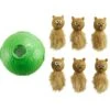 Nina Ottosson By Outward Hound Snuffle N' Treat Interactive Puzzle Ball & Treat Dispenser Dog Toy, Green 2 Nina Ottosson By Outward Hound Snuffle N' Treat Interactive Puzzle Ball & Treat Dispenser Dog Toy, Green -Pet Dog Supply Store 855590 MAIN. AC SS1800 V1694285463