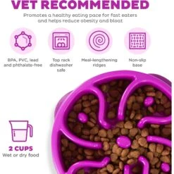 Outward Hound Fun Feeder Interactive Dog Bowl, Purple 13 Outward Hound Fun Feeder Interactive Dog Bowl, Purple -Pet Dog Supply Store 85933 PT2. AC SS1800 V1694286650