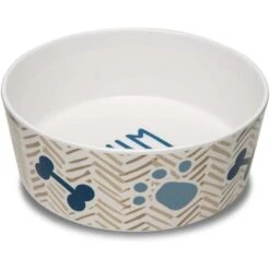 Loving Pets Dolce Yum Chevron Dog Bowl