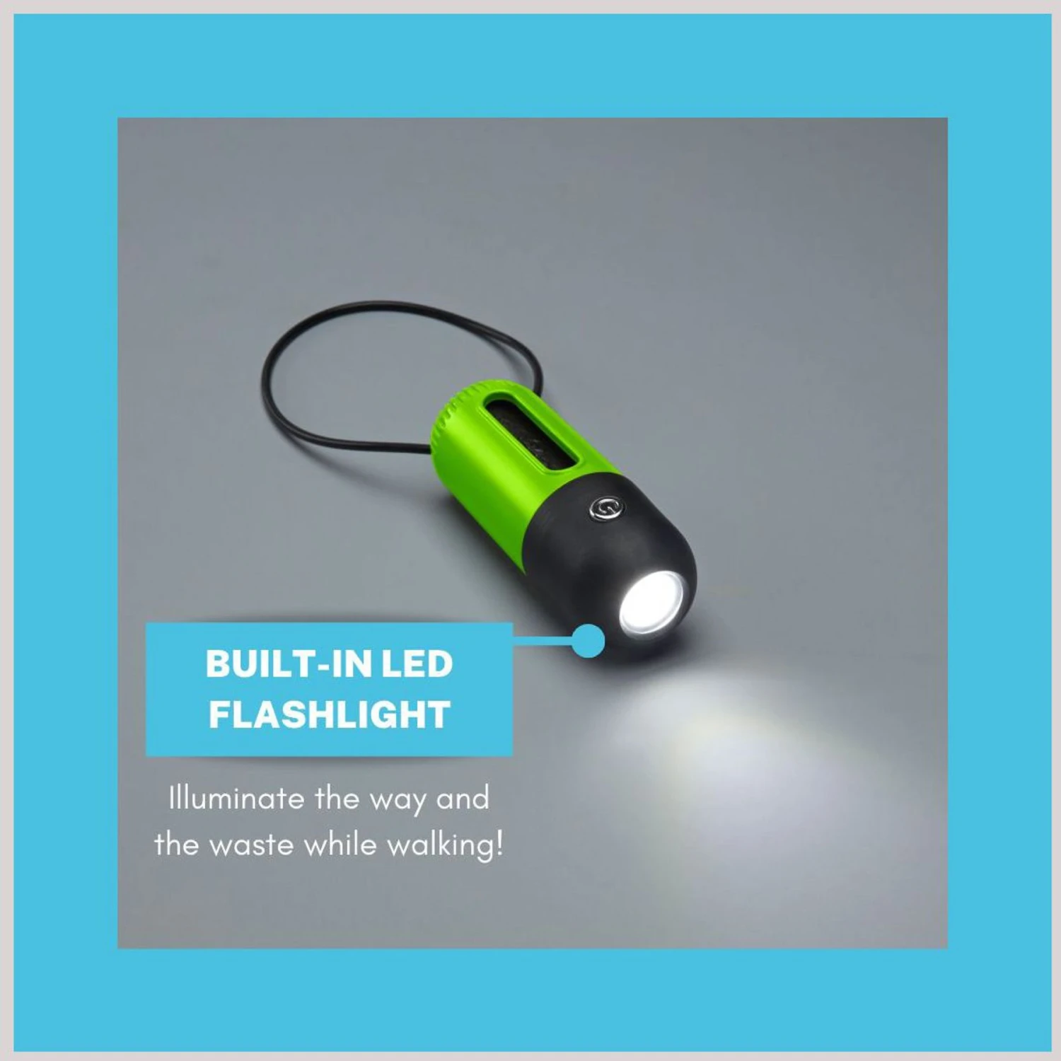 ConairPROPET LED Poop Bag Dispenser With Bungee Cord Loop 5 ConairPROPET LED Poop Bag Dispenser With Bungee Cord Loop - Image 3