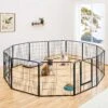 Yaheetech 12-Panel 32-in H Dog Playpen With Door Black, Medium 2 Yaheetech 12-Panel 32-in H Dog Playpen With Door Black, Medium -Pet Dog Supply Store 871638 MAIN. AC SS1800 V1686078485
