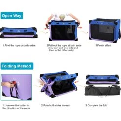 Ownpets 3 Door Collapsible Soft Dog & Cat Crate 9 Ownpets 3 Door Collapsible Soft Dog & Cat Crate -Pet Dog Supply Store 873006 PT2. AC SS1800 V1687543766