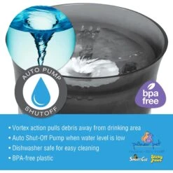 Pioneer Pet Vortex Elevated Drinking Dog Fountain, Gray, Medium -Pet Dog Supply Store 873118 PT5. AC SS1800 V1686332015