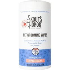 Skout's Honor Happy Puppy Probiotic Daily Use Cat & Dog Deodorizing Spray, 8-oz Bottle & Skout's Honor Dog, Cat & Small Pet Grooming Wipes, 80 Count -Pet Dog Supply Store 882566 PT5. AC SS1800 V1686083663