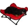 HDP Elevated Padded Napper Cot Space Saver Dog Bed, Red, Large -Pet Dog Supply Store 882910 MAIN. AC SS1800 V1686244570