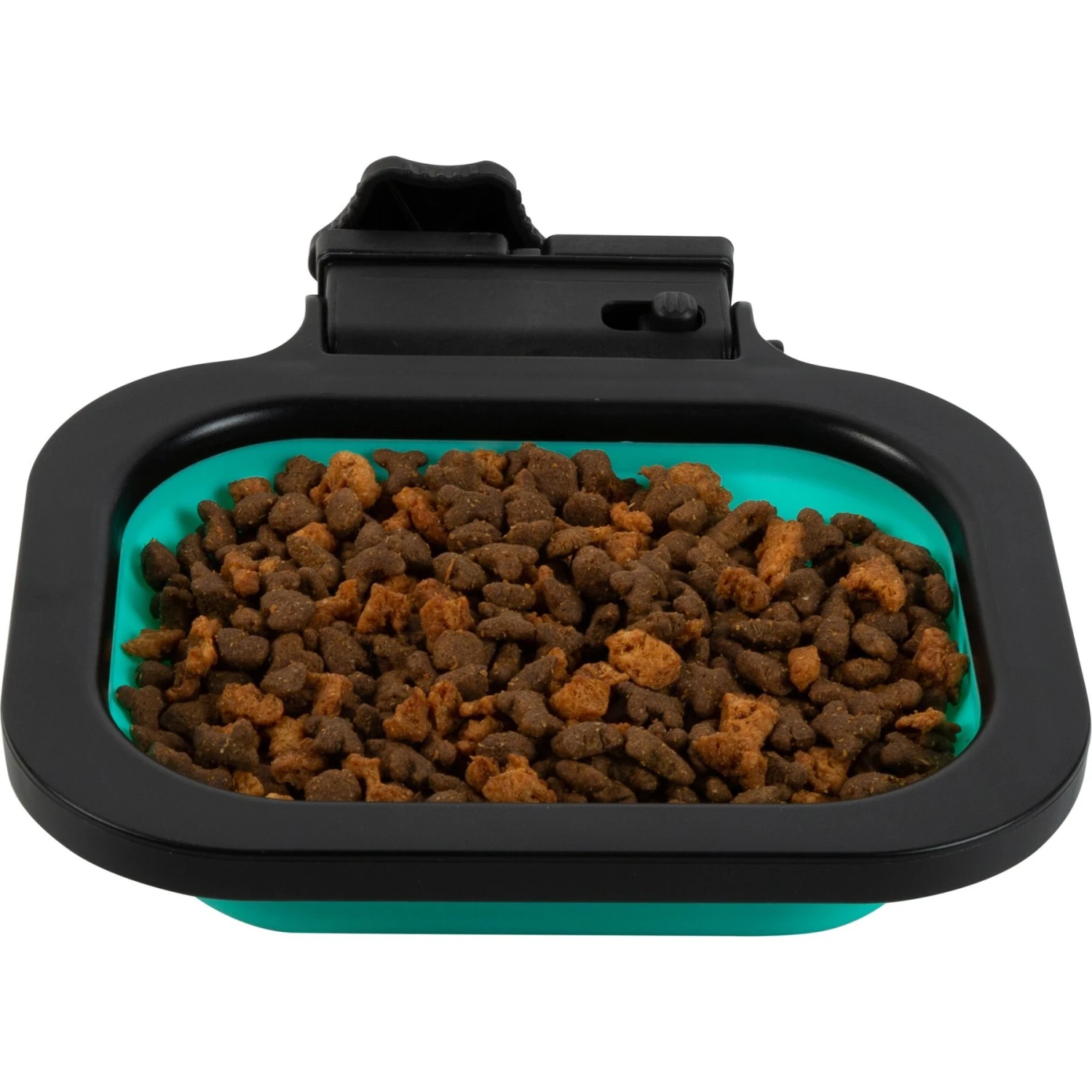 Pounce + Fetch Cage Collapsible Foldable Bowl, Teal, 16-oz 11 Pounce + Fetch Cage Collapsible Foldable Bowl, Teal, 16-oz - Image 9