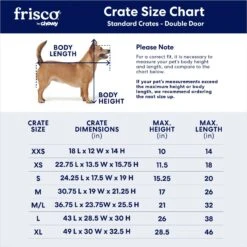 Frisco Fold & Carry Double Door Collapsible Wire Dog Crate 10 Frisco Fold & Carry Double Door Collapsible Wire Dog Crate -Pet Dog Supply Store 88789 PT2. AC SS1800 V1667228179