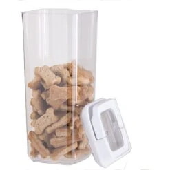 Pounce + Fetch 1.70-L Square Dog & Cat Food Storage Container -Pet Dog Supply Store 891062 PT4. AC SS1800 V1687355980