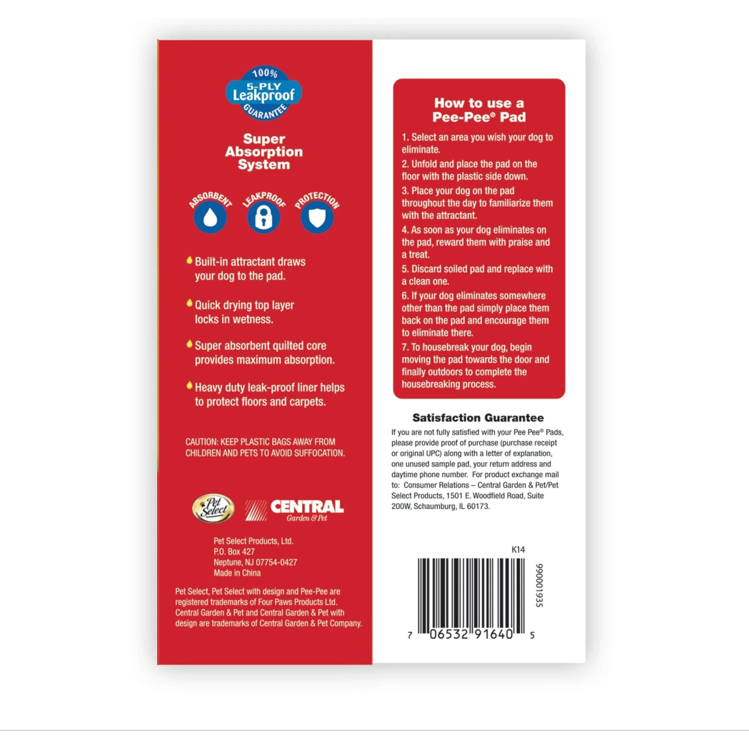 Four Paws Pet Select Pee Pee Pads For Dogs 8 Four Paws Pet Select Pee Pee Pads For Dogs - Image 6