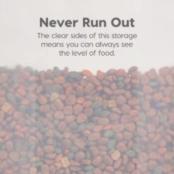 IRIS USA WeatherPro Airtight Dog, Cat, Bird & Small-Pet Food Storage Bin Container With Attachable Casters -Pet Dog Supply Store 901870 PT2. AC SS1800 V1688391392